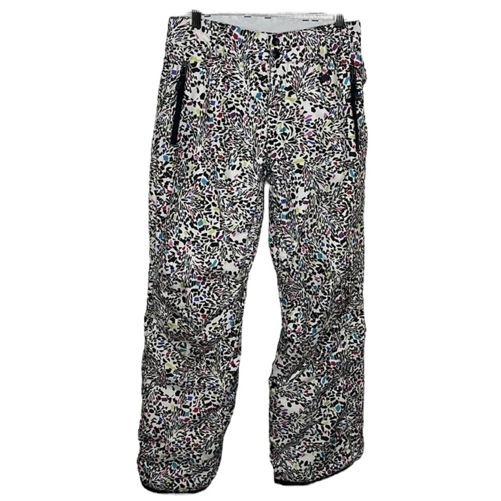 Boulder Gear Kids Colorful Abstract Lined Ski Snow Pants Youth Size Large